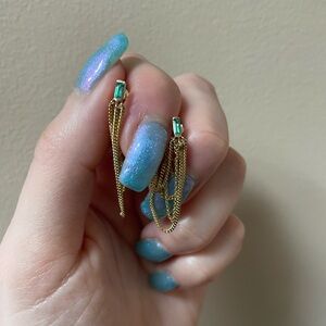 Jack and G Emerald Chandelier Earrings (Listing on TRR in July)